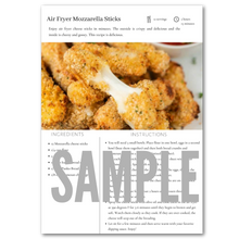 Load image into Gallery viewer, Air Fryer Digital Cookbook