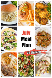 July 2021 Meal Plan